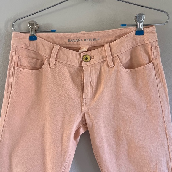 Banana Republic Light Peach Skinny Jeans Women’s size 26 - Picture 4 of 6